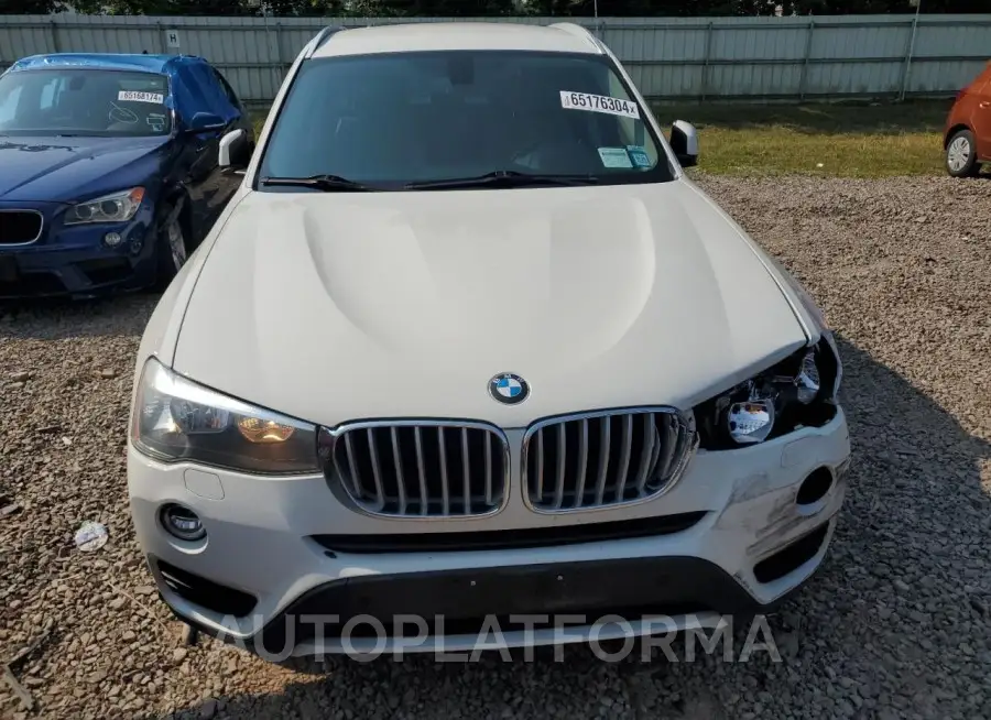 BMW X3 XDRIVE2 2016 vin 5UXWX9C58G0D85059 from auto auction Copart