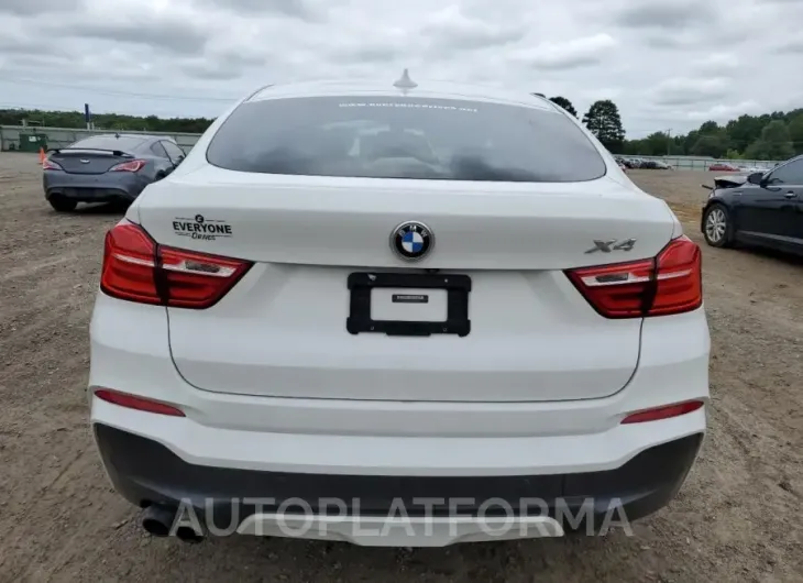 BMW X4 XDRIVE2 2016 vin 5UXXW3C57G0R21887 from auto auction Copart