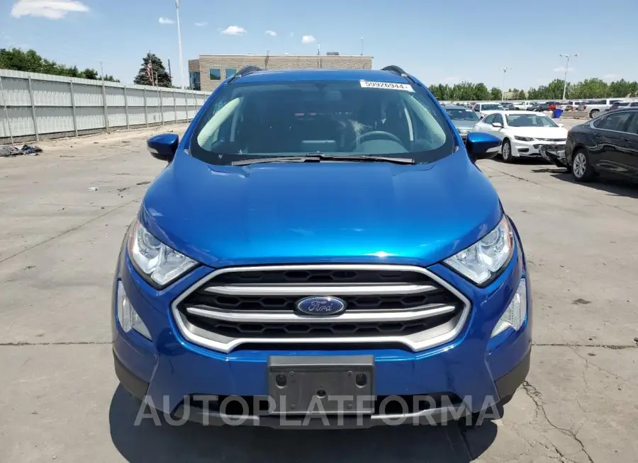 FORD ECOSPORT S 2022 vin MAJ6S3GL5NC465388 from auto auction Copart