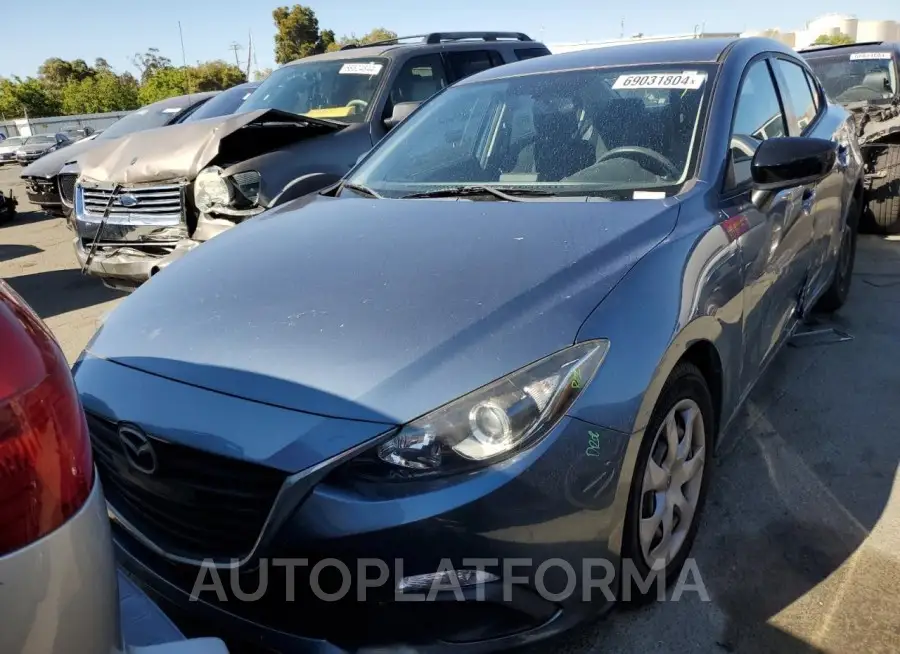 MAZDA 3 SV 2015 vin JM1BM1T72F1266702 from auto auction Copart