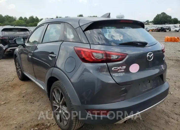 MAZDA CX-3 GRAND 2016 vin JM1DKBD79G0122946 from auto auction Copart