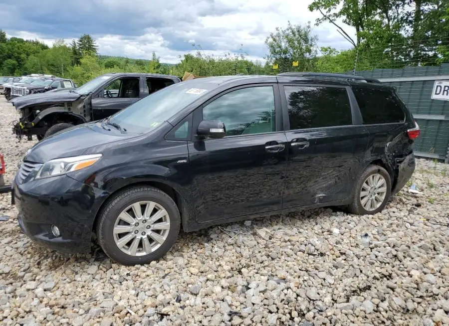 TOYOTA SIENNA XLE 2017 vin 5TDDZ3DC5HS181375 from auto auction Copart