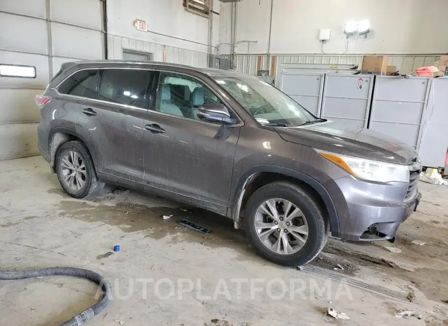 TOYOTA HIGHLANDER 2015 vin 5TDJKRFH6FS146702 from auto auction Copart