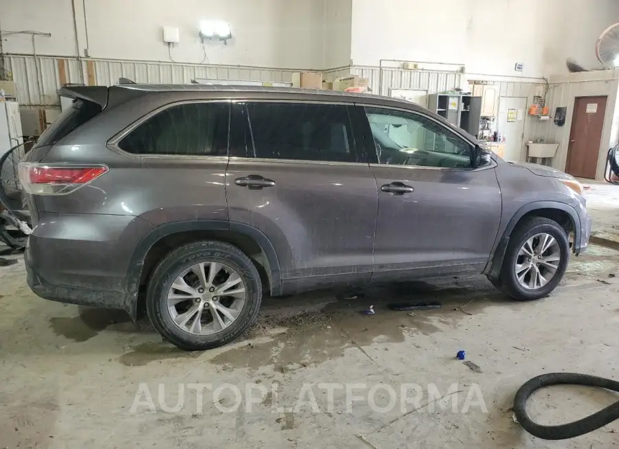 TOYOTA HIGHLANDER 2015 vin 5TDJKRFH6FS146702 from auto auction Copart