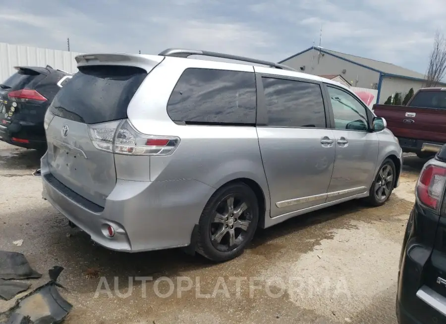 TOYOTA SIENNA SE 2016 vin 5TDXK3DC4GS757036 from auto auction Copart