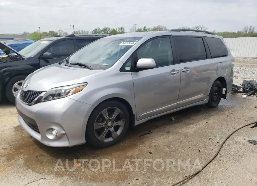 TOYOTA SIENNA SE 2016 vin 5TDXK3DC4GS757036 from auto auction Copart