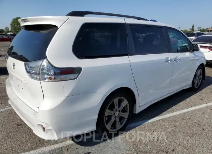 TOYOTA SIENNA SE 2017 vin 5TDXZ3DC7HS874591 from auto auction Copart