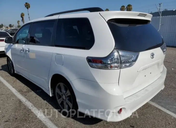 TOYOTA SIENNA SE 2017 vin 5TDXZ3DC7HS874591 from auto auction Copart