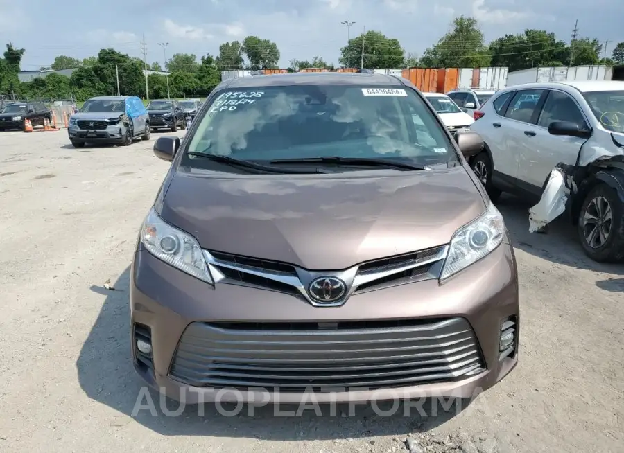 TOYOTA SIENNA XLE 2020 vin 5TDYZ3DC2LS057798 from auto auction Copart