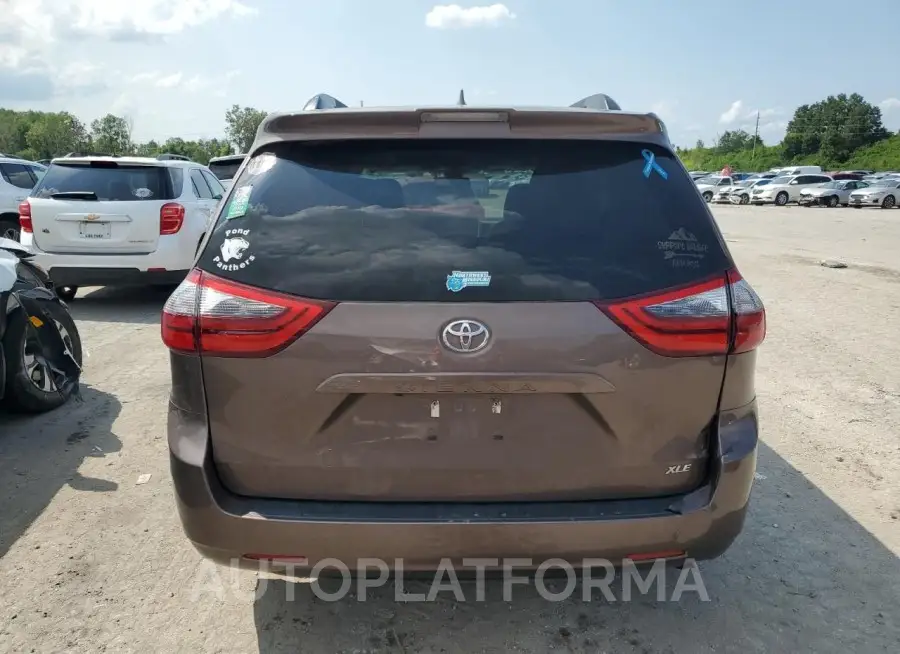 TOYOTA SIENNA XLE 2020 vin 5TDYZ3DC2LS057798 from auto auction Copart