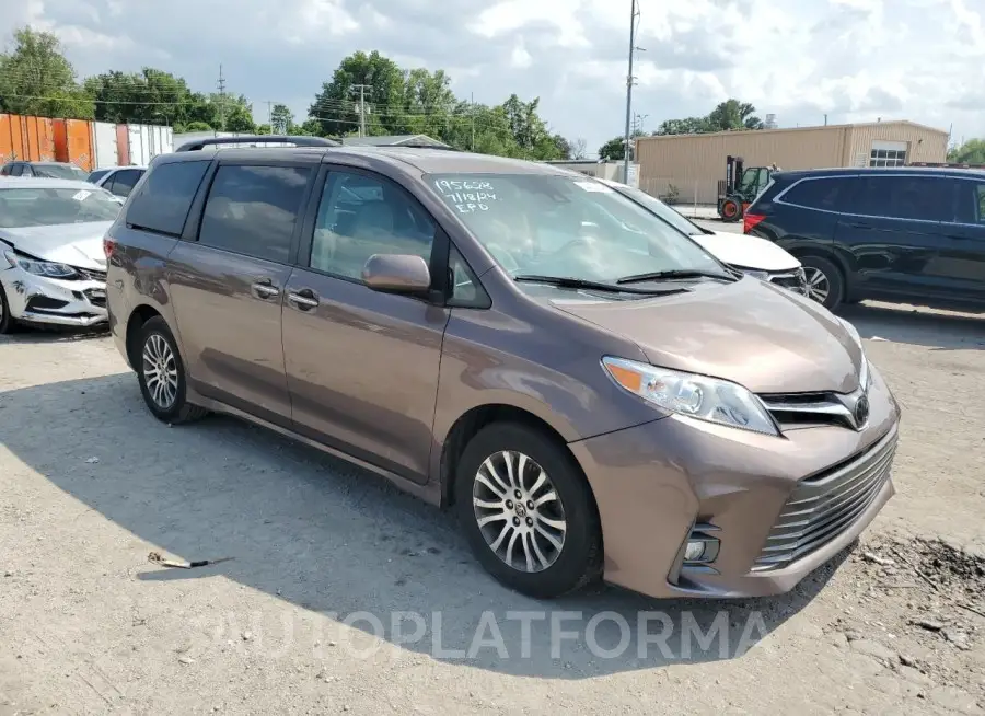 TOYOTA SIENNA XLE 2020 vin 5TDYZ3DC2LS057798 from auto auction Copart