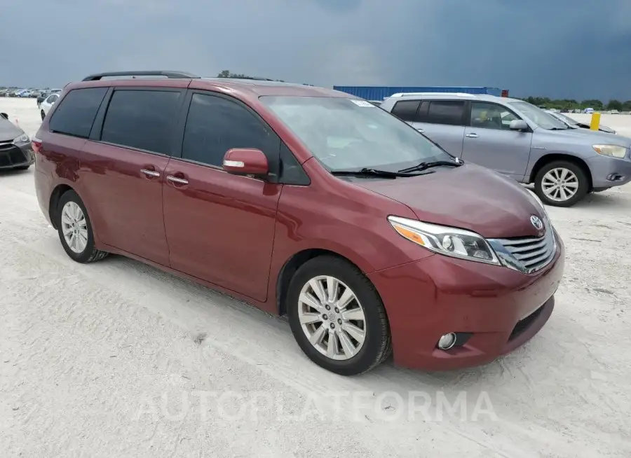 TOYOTA SIENNA XLE 2017 vin 5TDYZ3DC5HS787857 from auto auction Copart