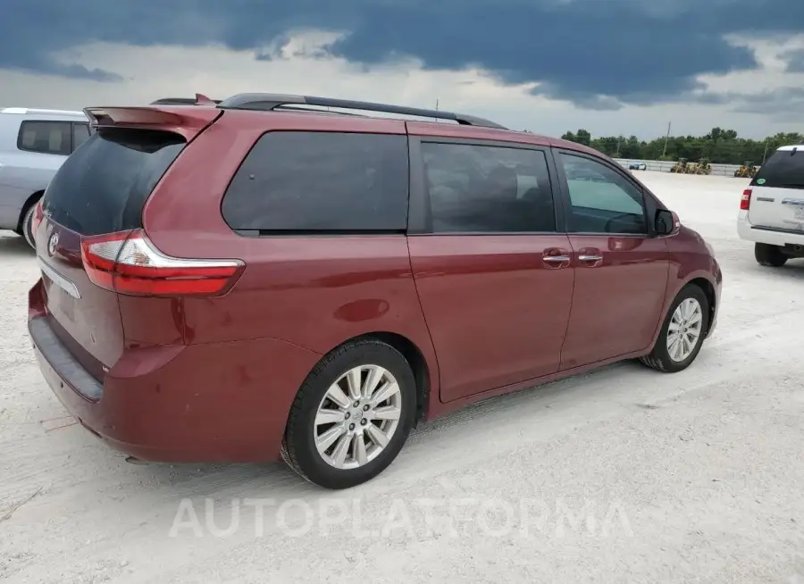 TOYOTA SIENNA XLE 2017 vin 5TDYZ3DC5HS787857 from auto auction Copart