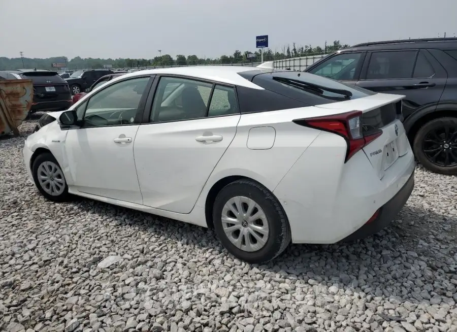 TOYOTA PRIUS 2019 vin JTDKARFU2K3073716 from auto auction Copart