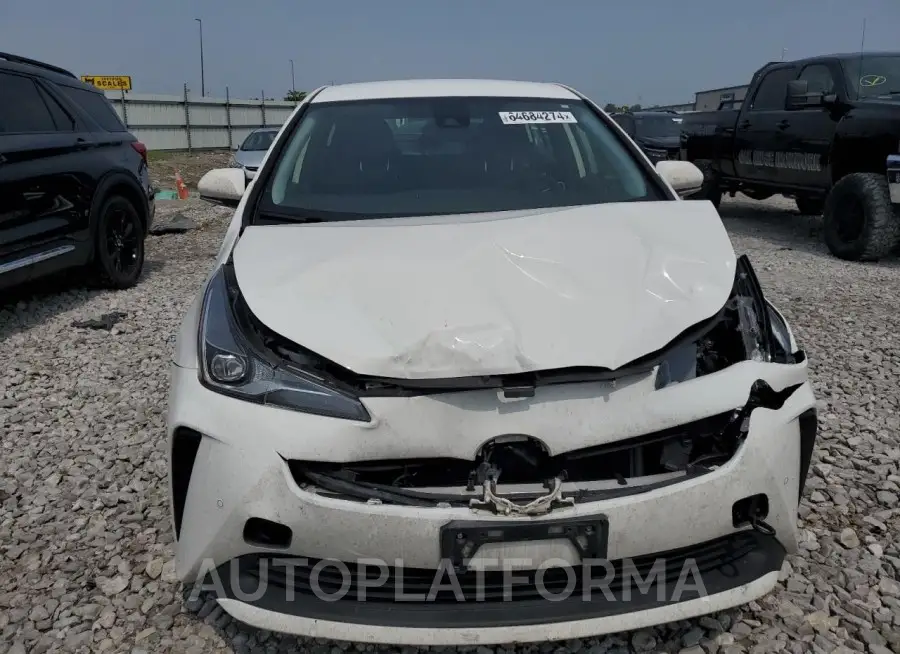 TOYOTA PRIUS 2019 vin JTDKARFU2K3073716 from auto auction Copart