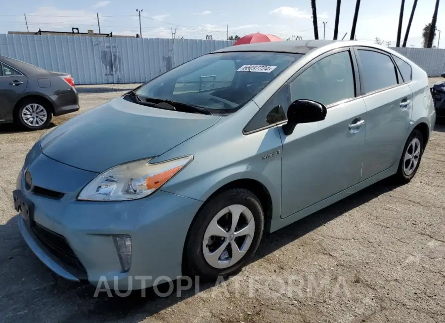 TOYOTA PRIUS 2015 vin JTDKN3DU4F1902873 from auto auction Copart