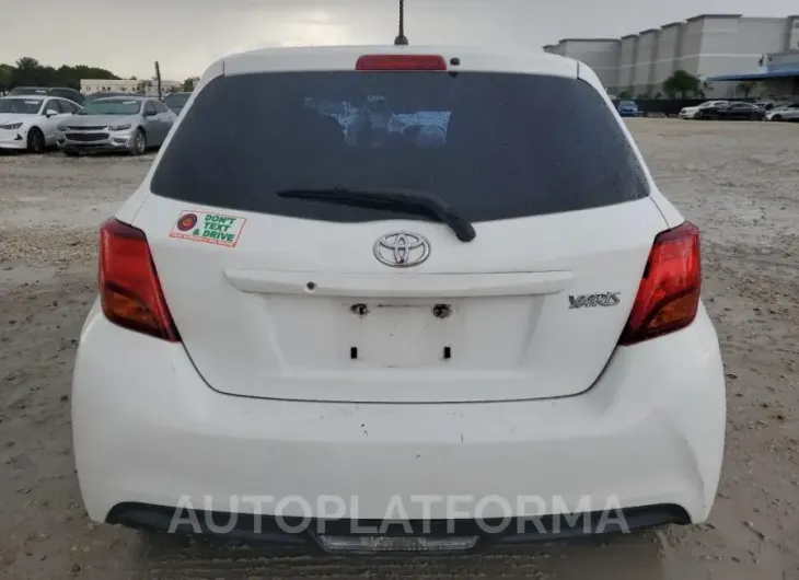 TOYOTA YARIS 2015 vin VNKKTUD32FA030784 from auto auction Copart