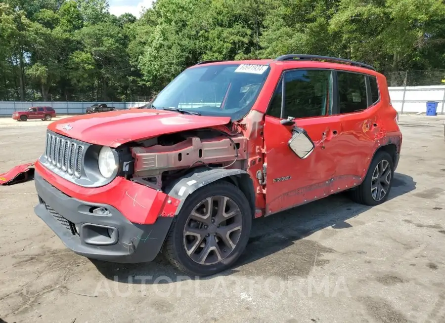 JEEP RENEGADE L 2016 vin ZACCJABT3GPE29919 from auto auction Copart