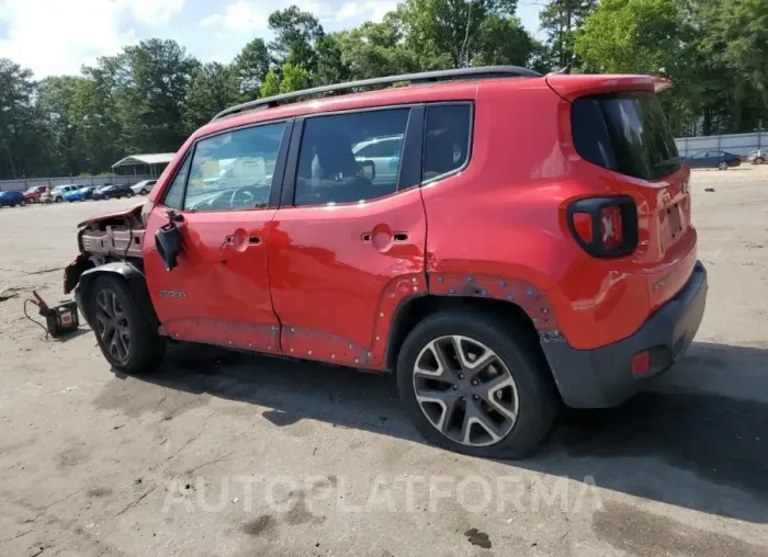 JEEP RENEGADE L 2016 vin ZACCJABT3GPE29919 from auto auction Copart