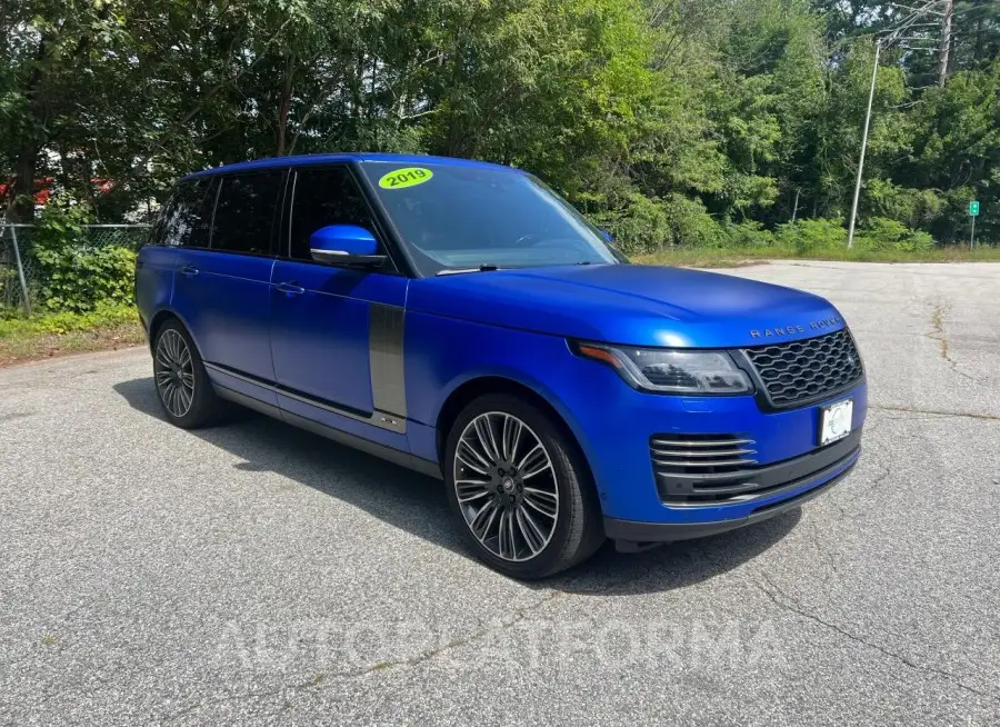 LAND ROVER RANGE ROVE 2019 vin SALGV5RE6KA558761 from auto auction Copart