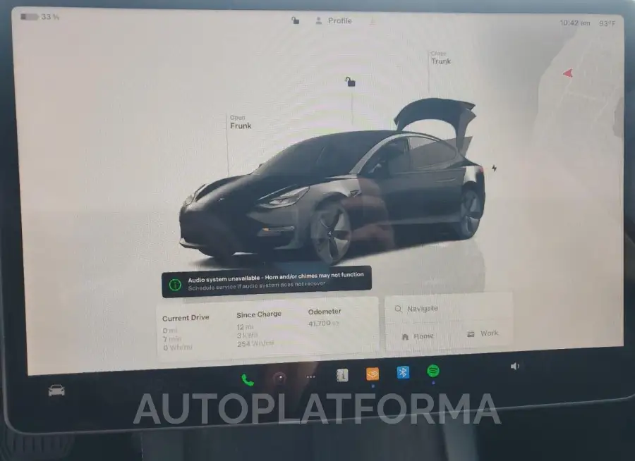 TESLA MODEL 3 2022 vin 5YJ3E1EA0NF371173 from auto auction Copart