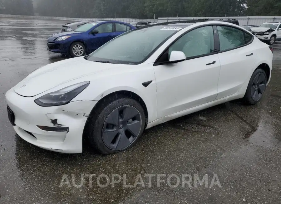 TESLA MODEL 3 2022 vin 5YJ3E1EBXNF228899 from auto auction Copart