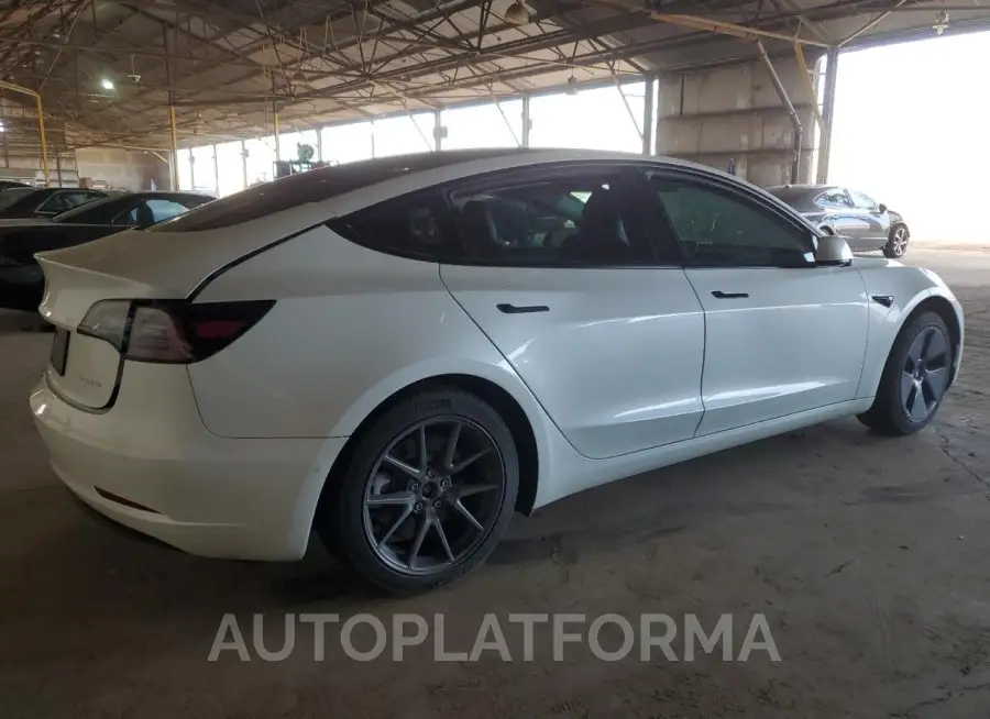 TESLA MODEL 3 2022 vin 5YJ3E1EBXNF327609 from auto auction Copart