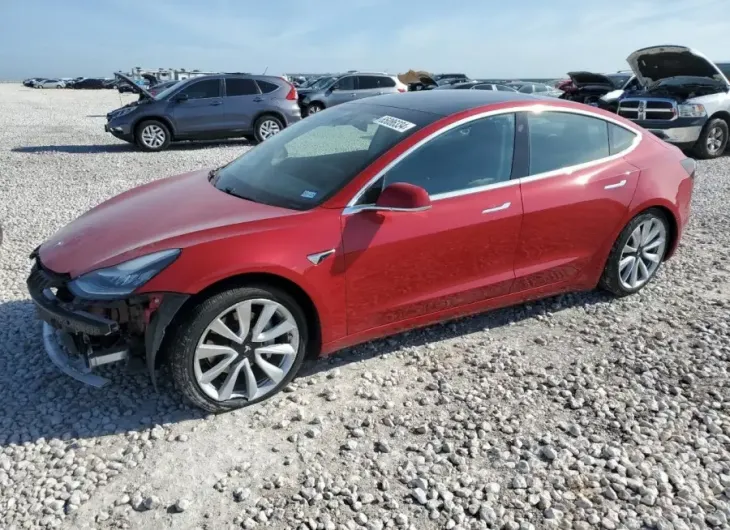 TESLA MODEL 3 2020 vin 5YJ3E1EC1LF586771 from auto auction Copart