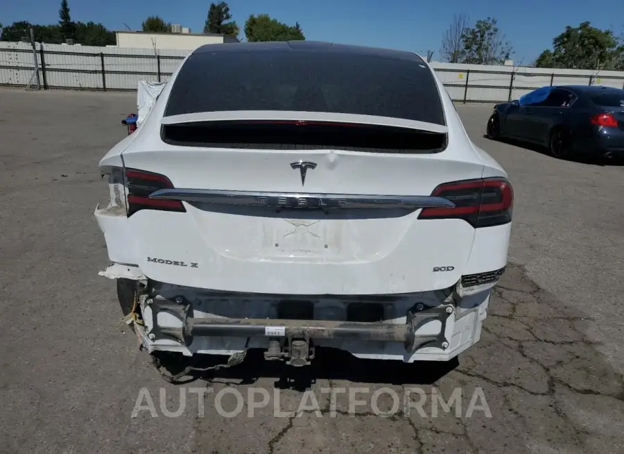 TESLA MODEL X 2016 vin 5YJXCAE25GF007057 from auto auction Copart