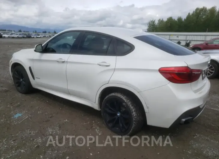 BMW X6 XDRIVE5 2016 vin 5UXKU6C55G0R34168 from auto auction Copart