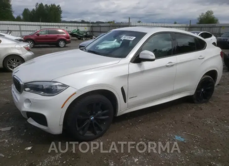 BMW X6 XDRIVE5 2016 vin 5UXKU6C55G0R34168 from auto auction Copart