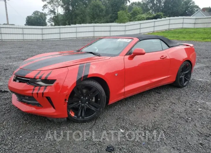 CHEVROLET CAMARO LT 2018 vin 1G1FB3DS0J0132820 from auto auction Copart