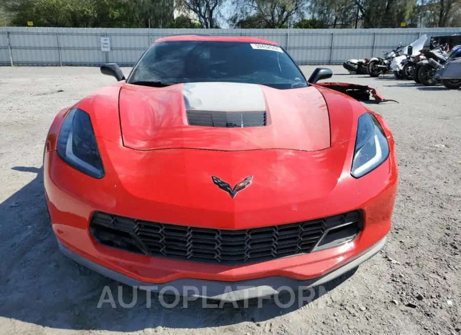 CHEVROLET CORVETTE G 2017 vin 1G1YW2D75H5122199 from auto auction Copart