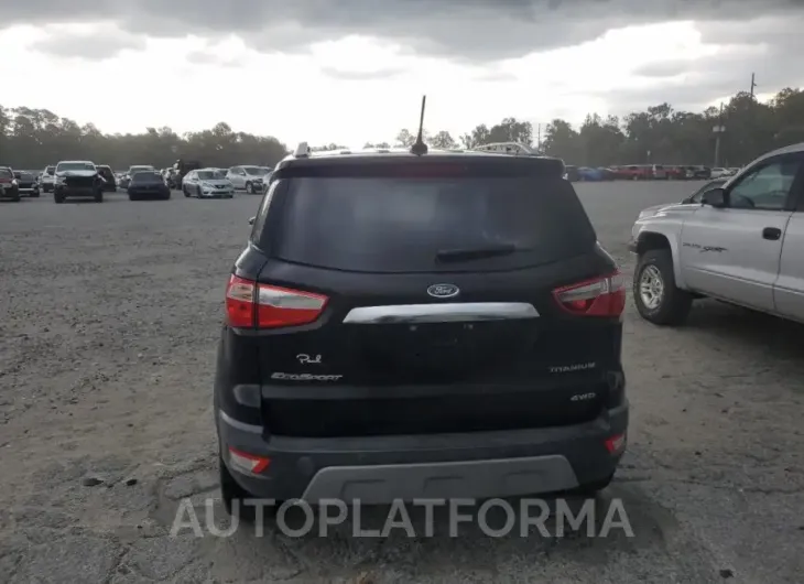 FORD ECOSPORT T 2019 vin MAJ6S3KL2KC260274 from auto auction Copart