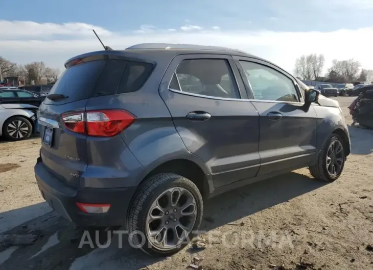 FORD ECOSPORT T 2020 vin MAJ6S3KL3LC365407 from auto auction Copart