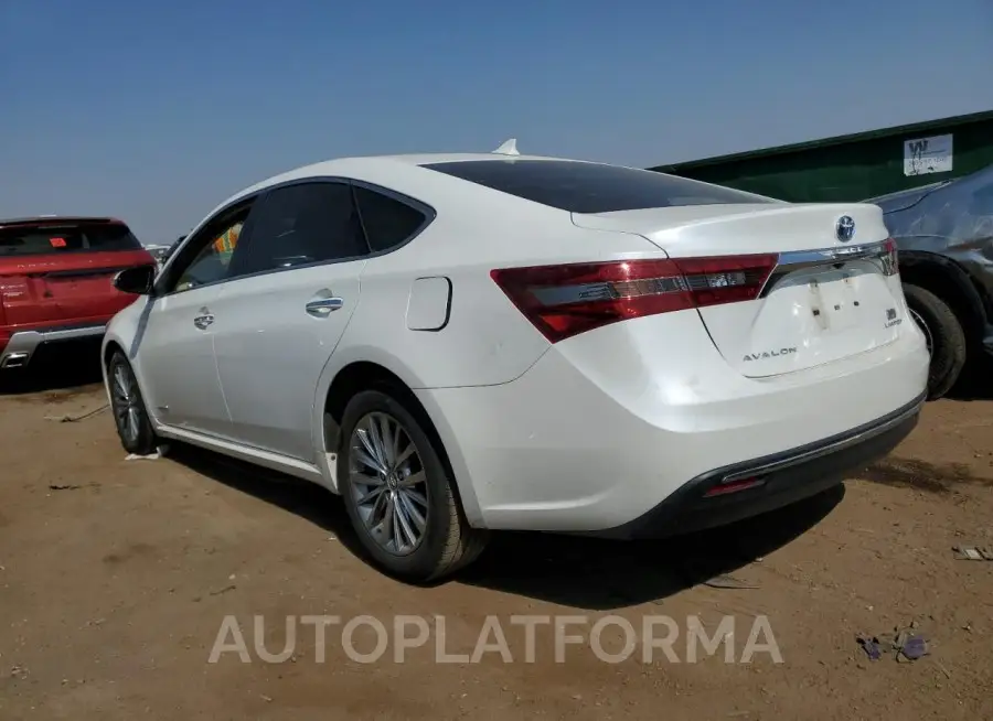 TOYOTA AVALON HYB 2016 vin 4T1BD1EB2GU049437 from auto auction Copart