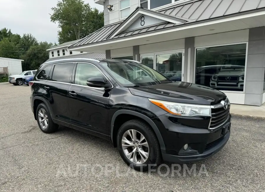 TOYOTA HIGHLANDER 2015 vin 5TDJKRFH6FS109195 from auto auction Copart