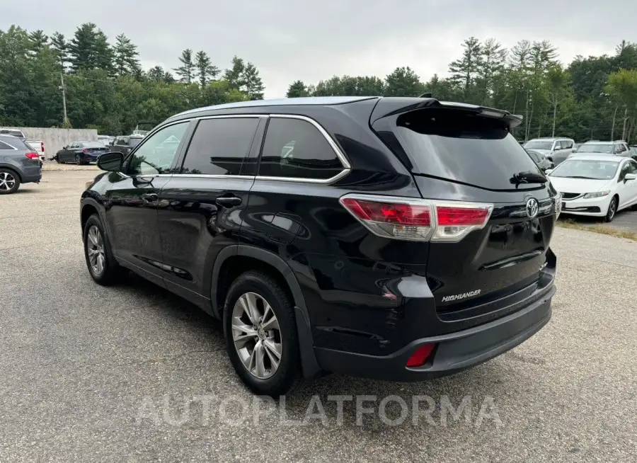 TOYOTA HIGHLANDER 2015 vin 5TDJKRFH6FS109195 from auto auction Copart