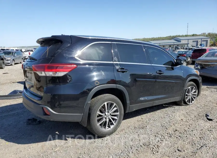 TOYOTA HIGHLANDER 2019 vin 5TDJZRFH1KS563859 from auto auction Copart