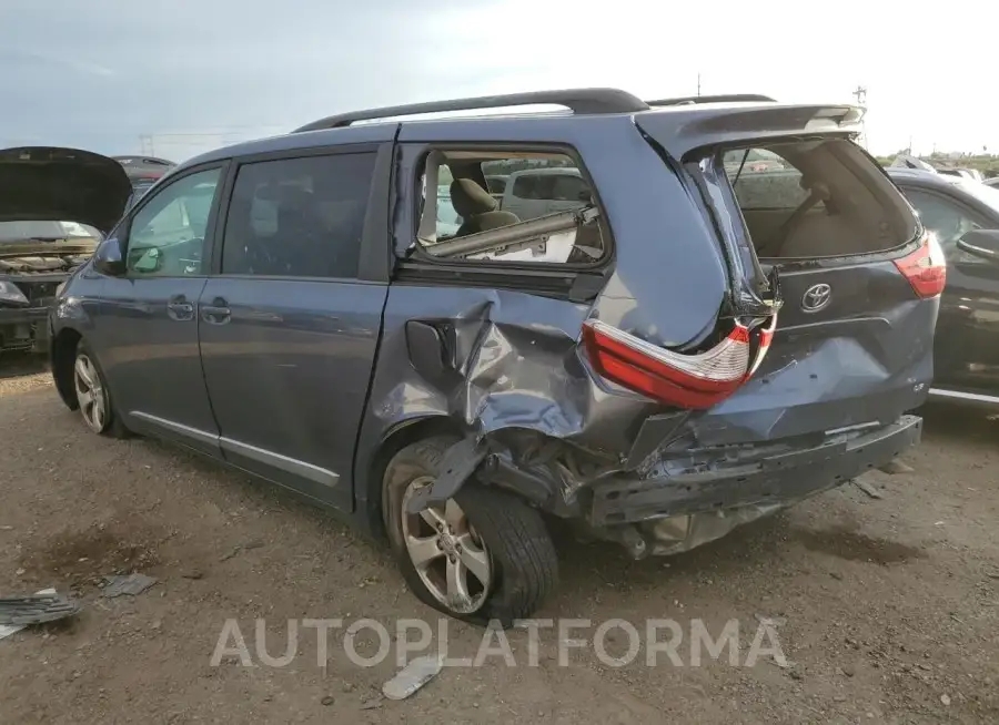 TOYOTA SIENNA LE 2016 vin 5TDKK3DC2GS761628 from auto auction Copart