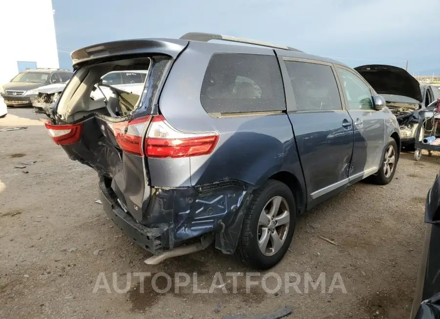 TOYOTA SIENNA LE 2016 vin 5TDKK3DC2GS761628 from auto auction Copart