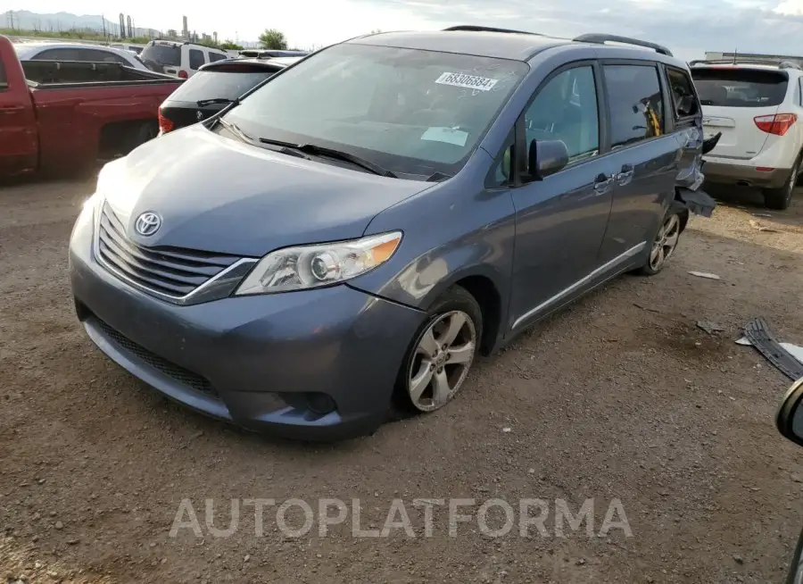 TOYOTA SIENNA LE 2016 vin 5TDKK3DC2GS761628 from auto auction Copart