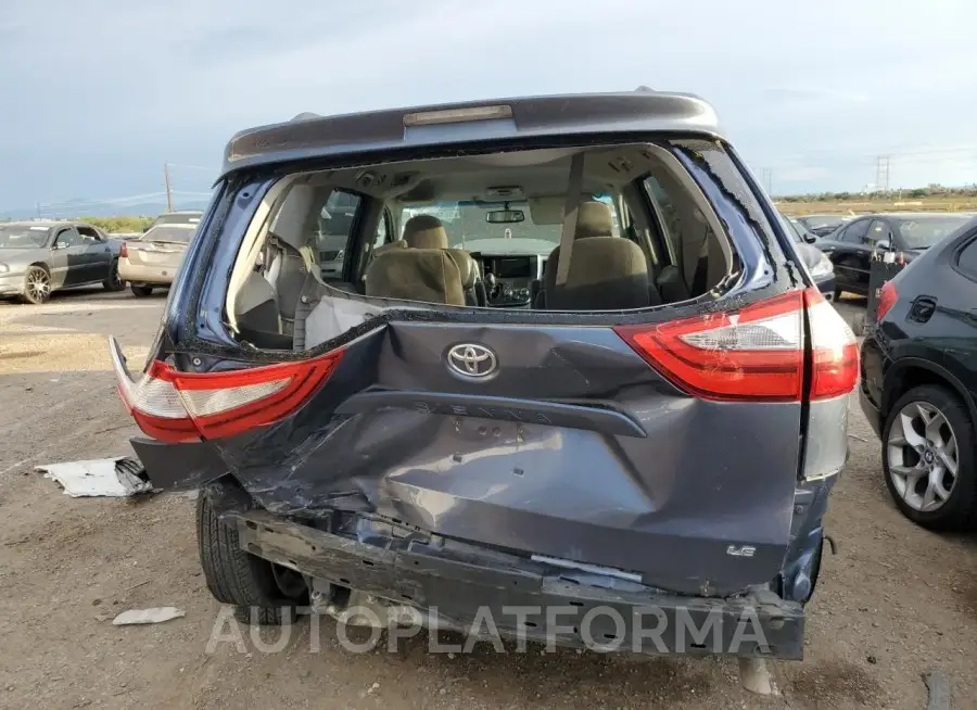 TOYOTA SIENNA LE 2016 vin 5TDKK3DC2GS761628 from auto auction Copart