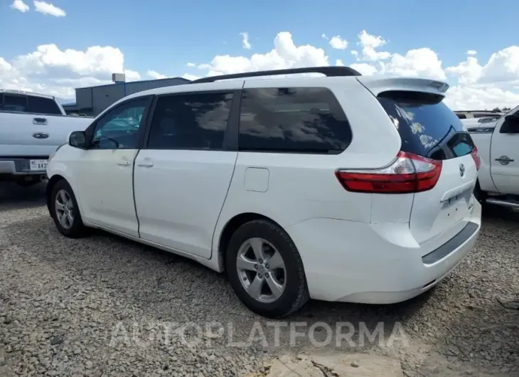 TOYOTA SIENNA LE 2016 vin 5TDKK3DC9GS703709 from auto auction Copart