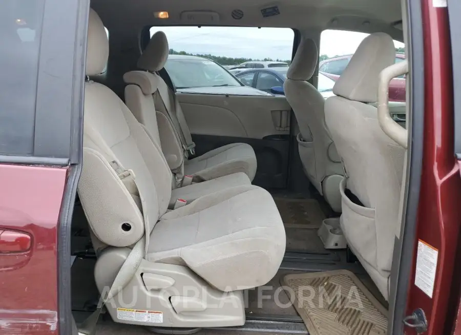 TOYOTA SIENNA LE 2015 vin 5TDKK3DCXFS540874 from auto auction Copart