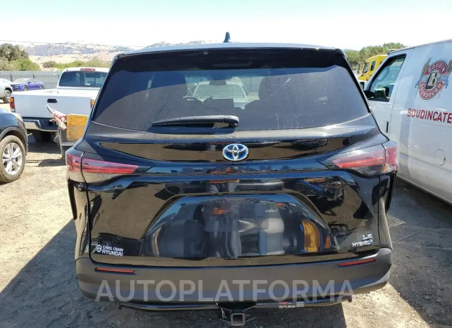 TOYOTA SIENNA LE 2021 vin 5TDKRKEC4MS014161 from auto auction Copart