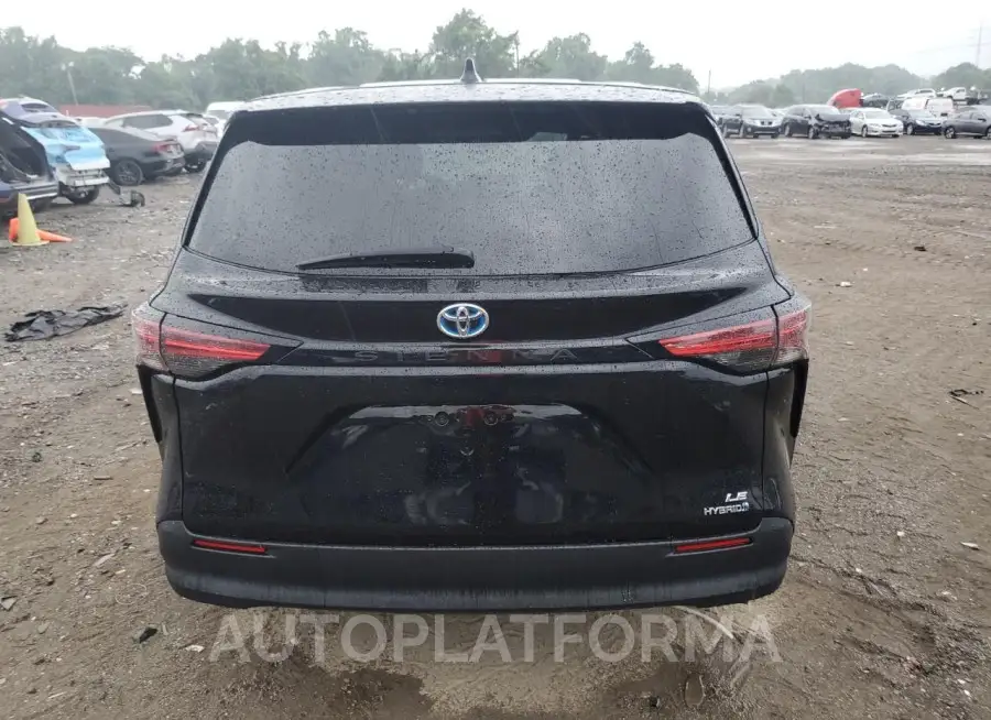 TOYOTA SIENNA LE 2021 vin 5TDKRKEC9MS007738 from auto auction Copart