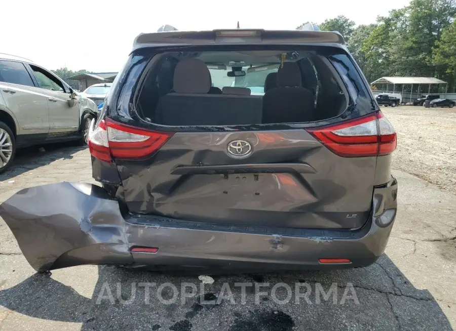 TOYOTA SIENNA LE 2018 vin 5TDKZ3DC3JS910633 from auto auction Copart