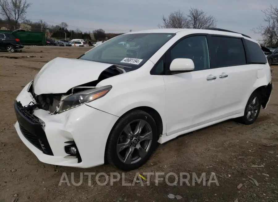 TOYOTA SIENNA SE 2019 vin 5TDXZ3DC5KS985910 from auto auction Copart