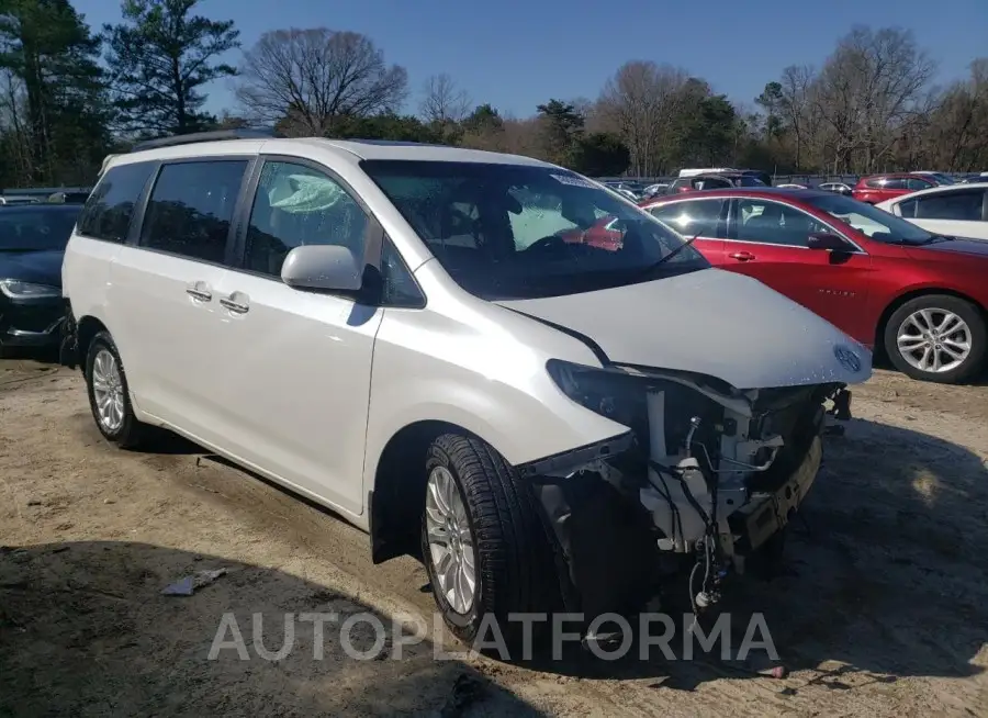 TOYOTA SIENNA XLE 2015 vin 5TDYK3DC5FS626331 from auto auction Copart